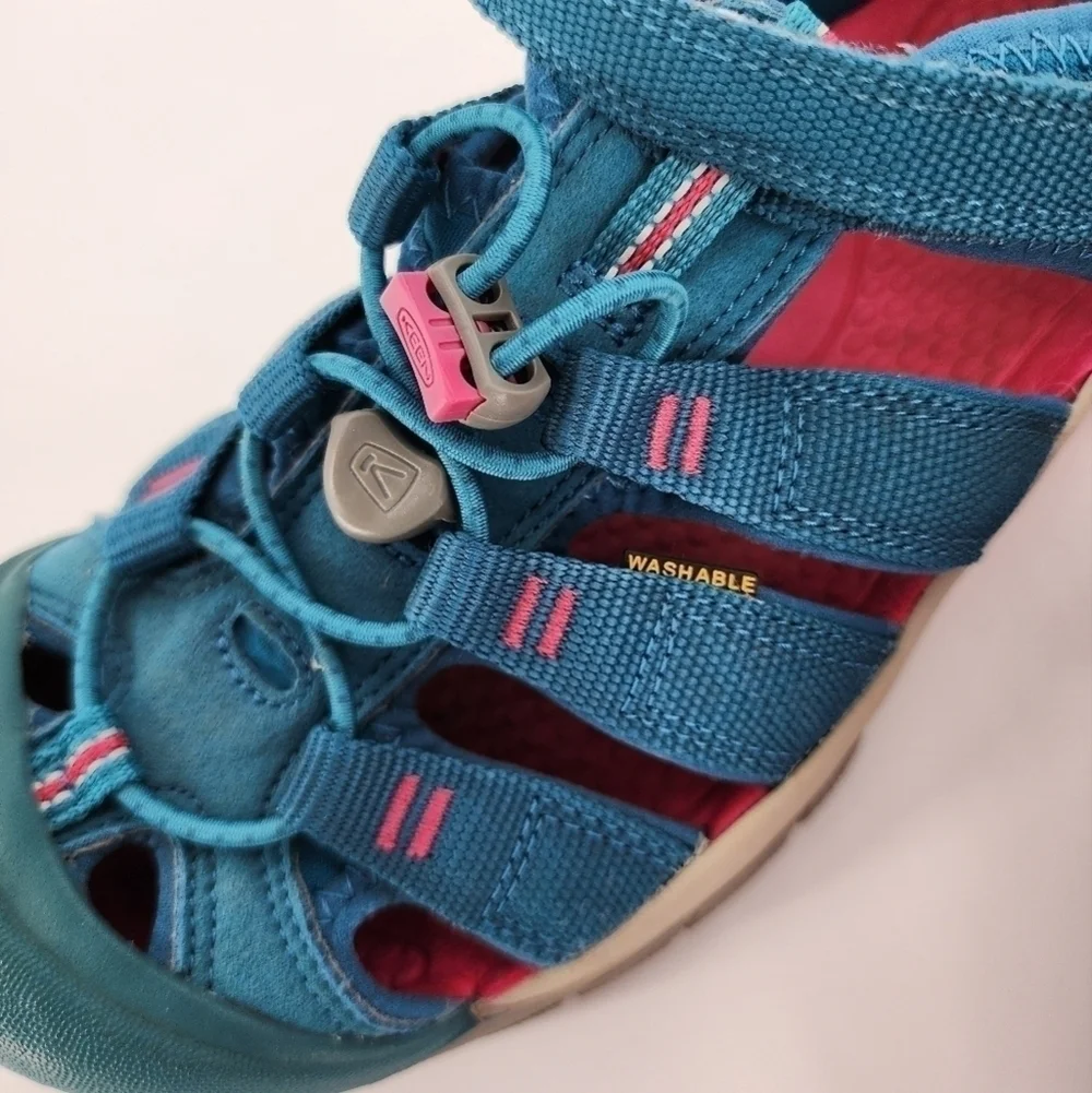 Keen Newport H2 Sandals Shoes Blue Pink Girl's Youth 6